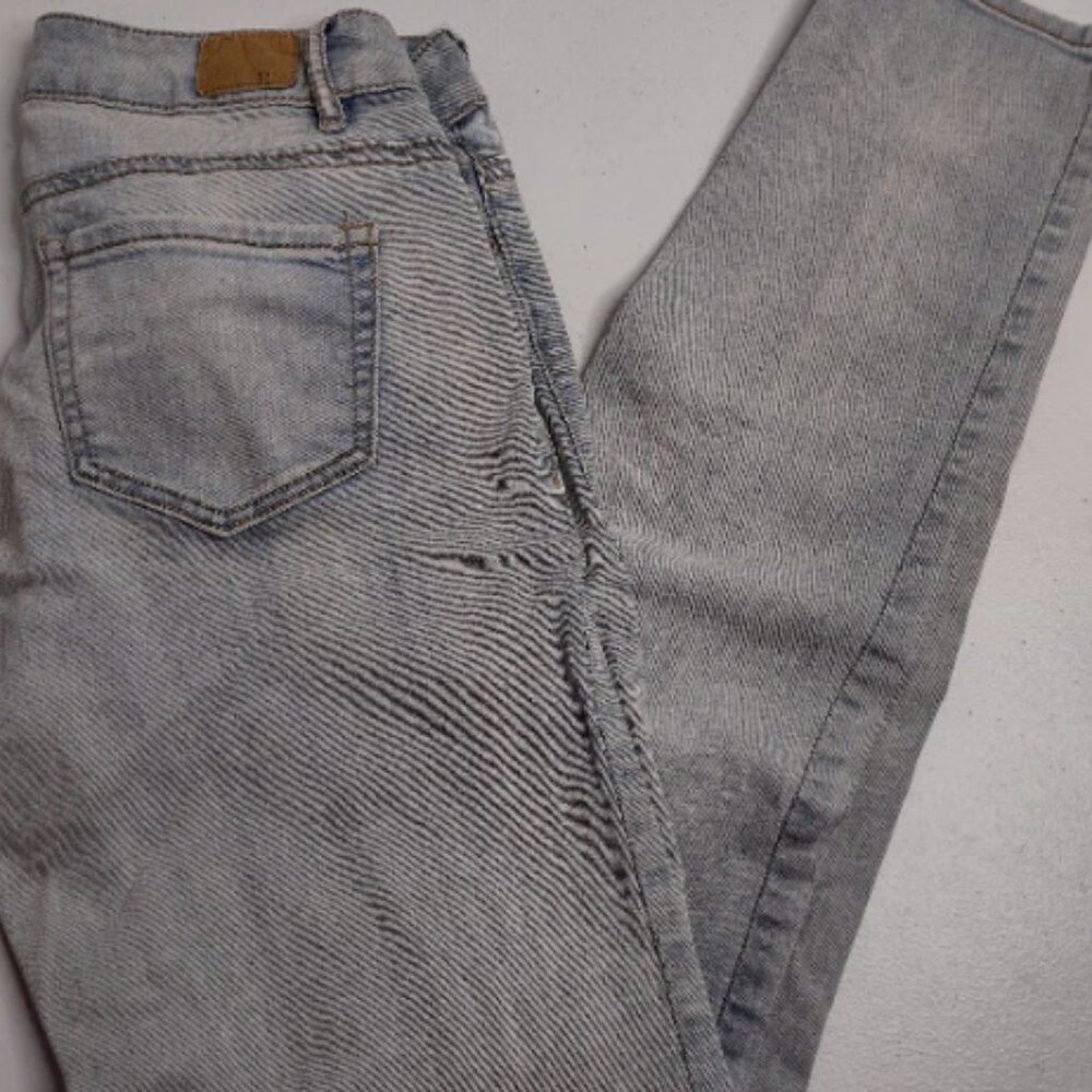Roebuck R1893 Womens Sz 4 Denim Jeans Light Wash Straight Leg (F2)
